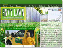 Tablet Screenshot of envylawnonline.com